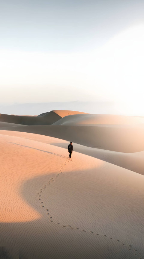 Desert Sand Dune with Sunny Day for Android