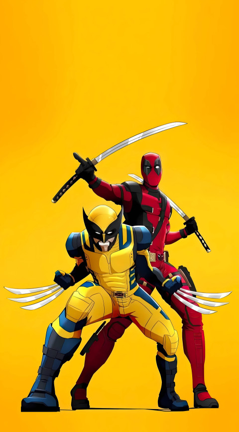 Download Deadpool & Wolverine HD Picture for Mobile