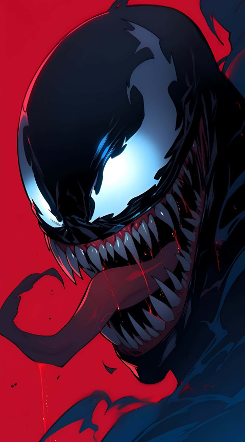 Venom Comic Art Wallpaper in 4K