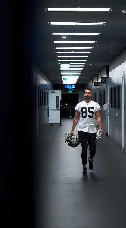 Black and Silver Raiders Wallpaper for Mobile