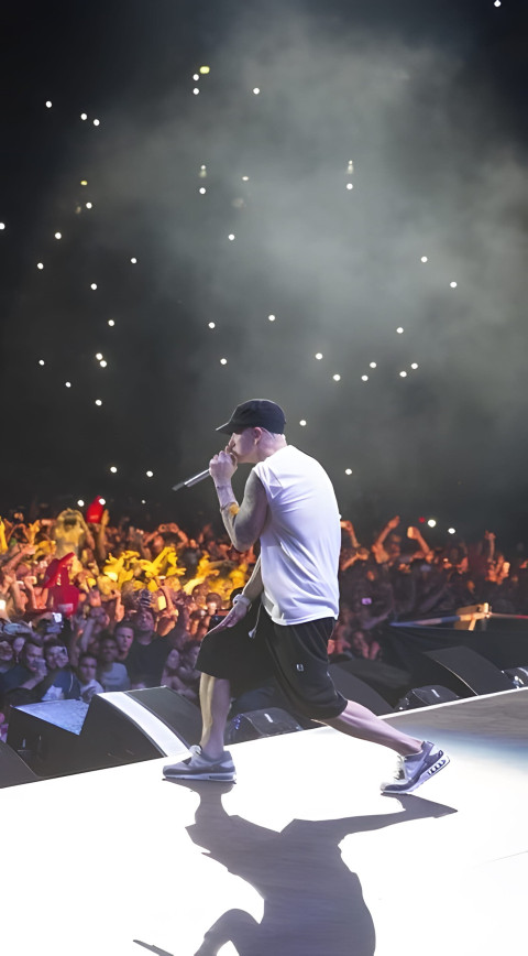 Stylish Eminem 4K Wallpaper for Phone