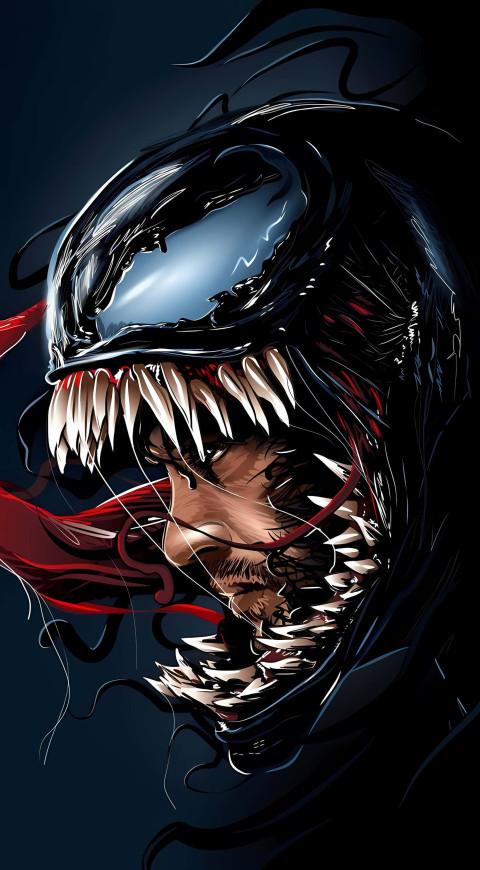 Art Dark Venom Wallpaper for Mobile