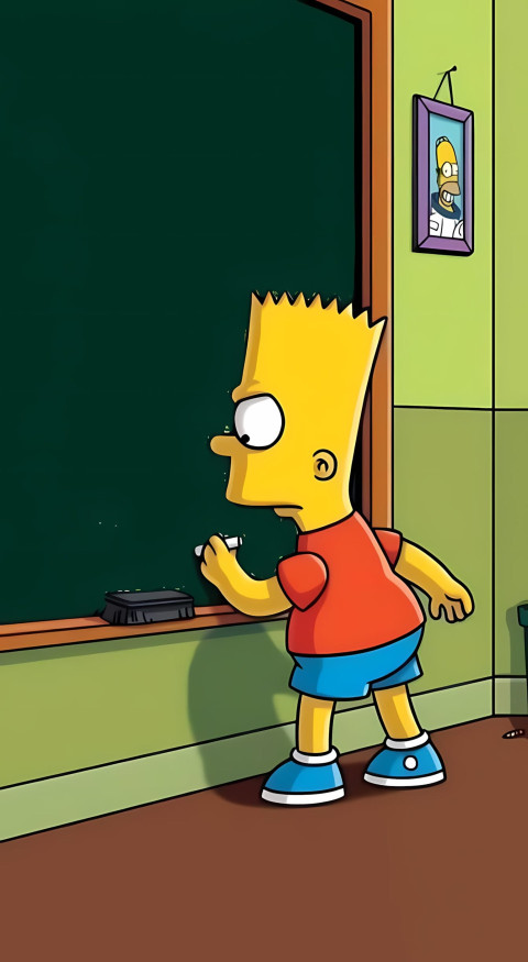 Creative Bart Simpson Design for Daily Inspiration 4K