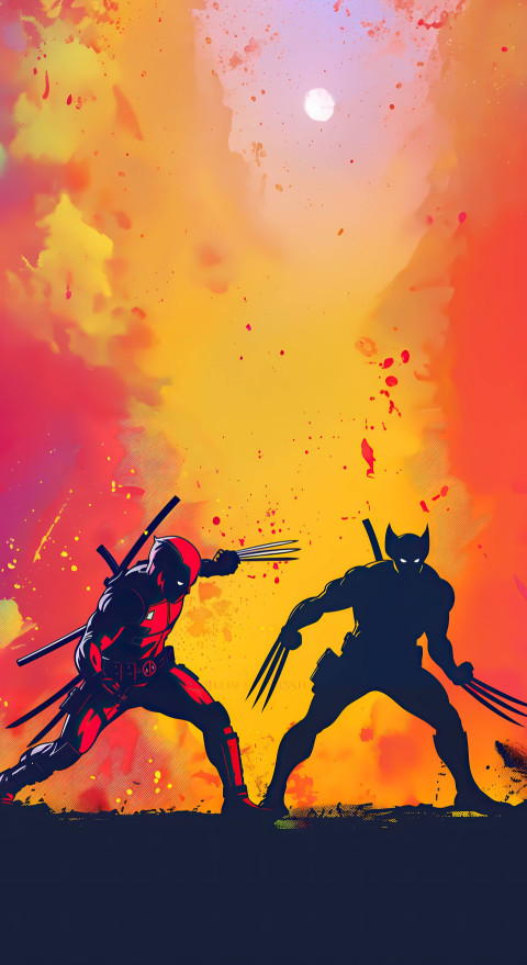 Deadpool & Wolverine HD Wallpaper for Your Phone