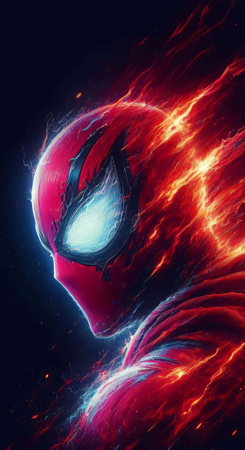 Amazing Spiderman in Action Scene HD Background