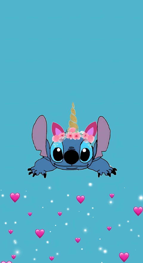 Cute Stitch Lock Screen Wallpaper