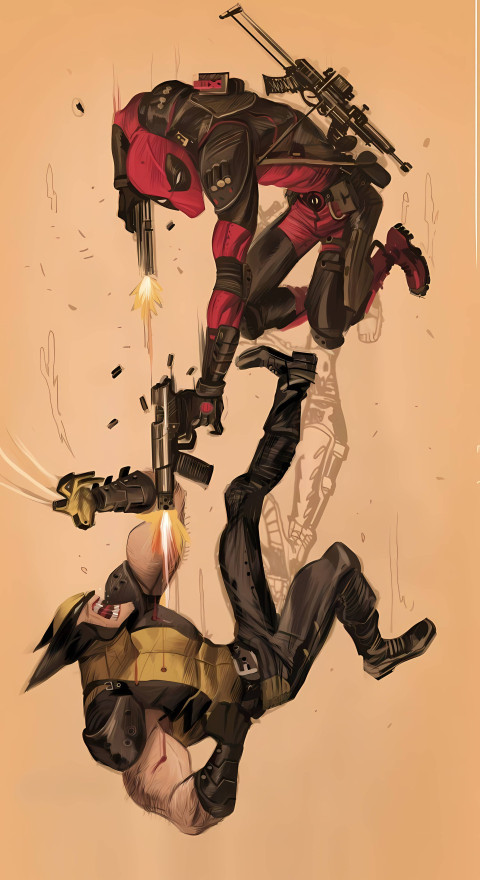 Download Deadpool & Wolverine Mobile Wallpaper