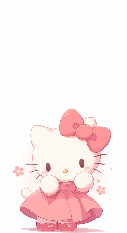 Fun Hello Kitty HD Wallpaper for Kids’ Phone