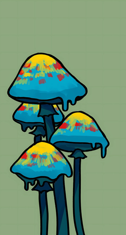 Charming Mushroom Phone Wallpaper for a Sweet Touch