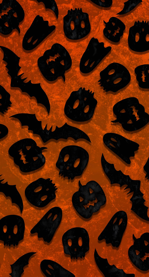 Candy Corn Aesthetic Mobile Background