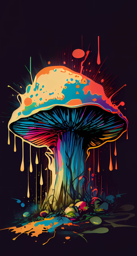 Mushroom Mobile Wallpaper Cute & Fun Phone Picture