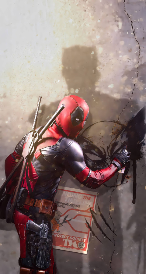4K Deadpool and Wolverine Mobile Picture