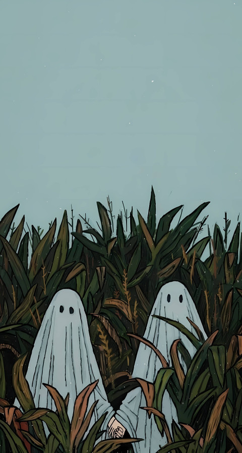 Creepy Forest Halloween Mobile Image