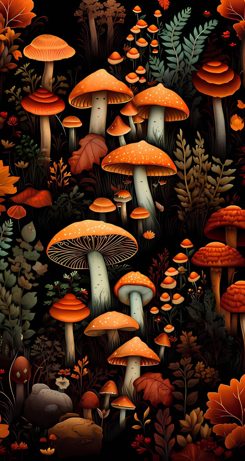Lovely Mushroom Phone Wallpaper to Personalize Your Phone