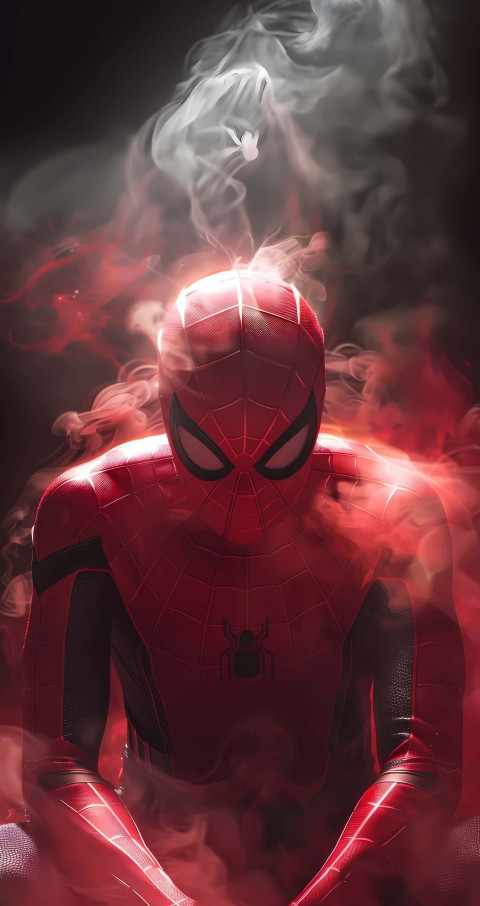 Spiderman Heroic Pose HD Picture for Device