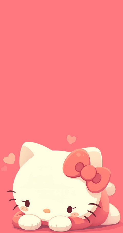 Colorful Hello Kitty Wallpaper for Your Mobile Screen