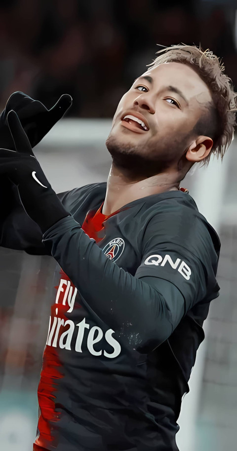 HD Neymar Portrait Photo Wallpaper For Device