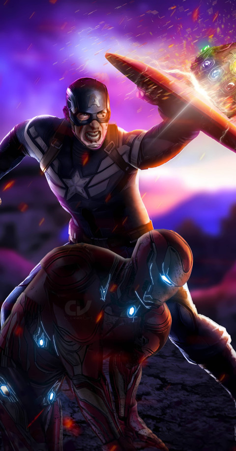 Vibrant Avengers Mobile Wallpaper Free to Download