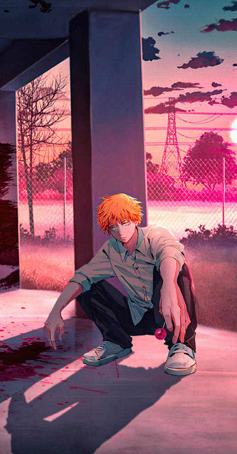 Denji Chainsaw Wallpaper for Mobile