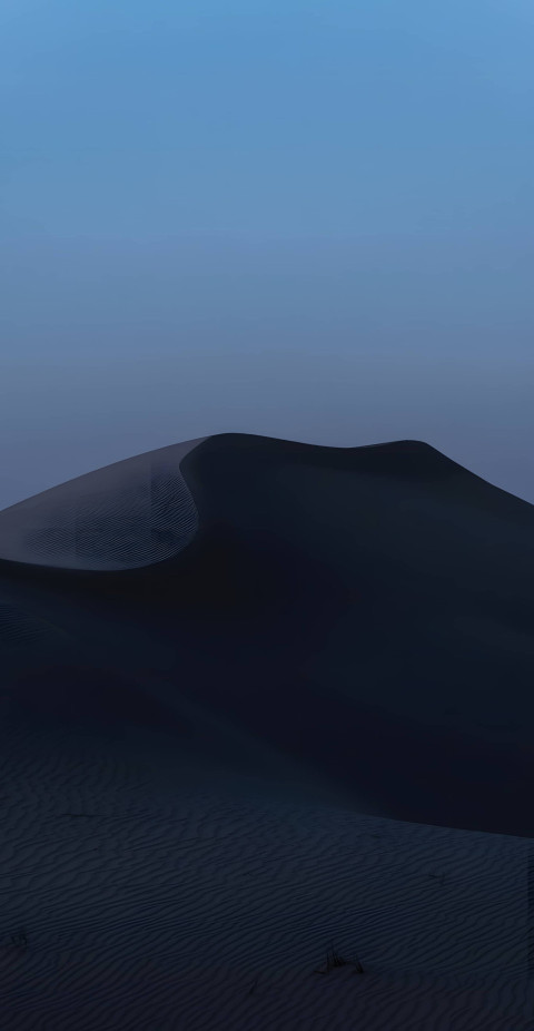 Desert Dark Dune for iPhone Wallpaper