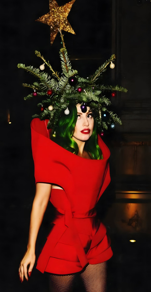 Gorgeous Lady Gaga Mobile Background