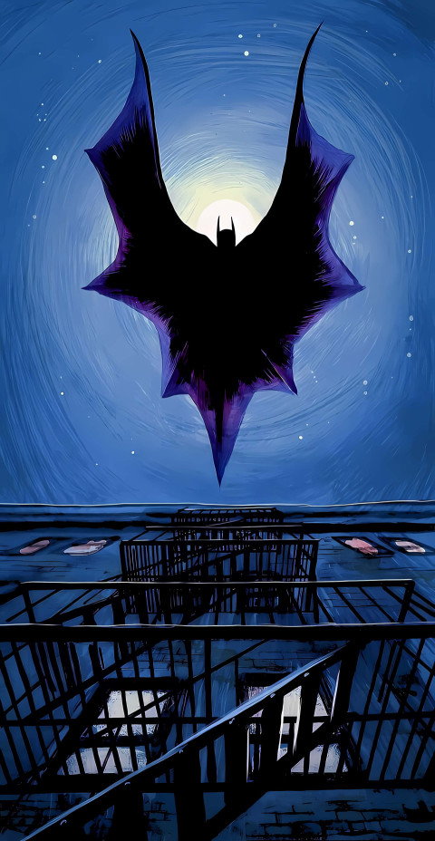 Batman Shadow in the City Wallpaper
