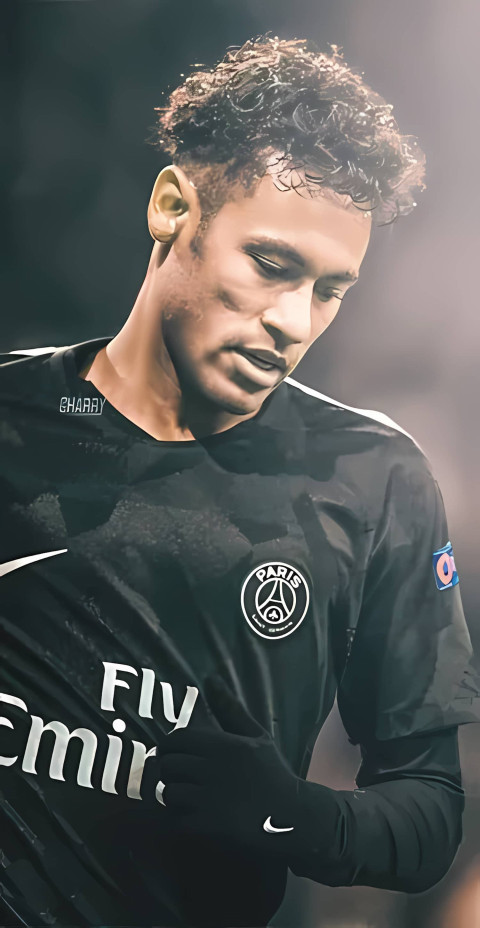 HD Neymar Portrait Pic Wallpaper For Mobile