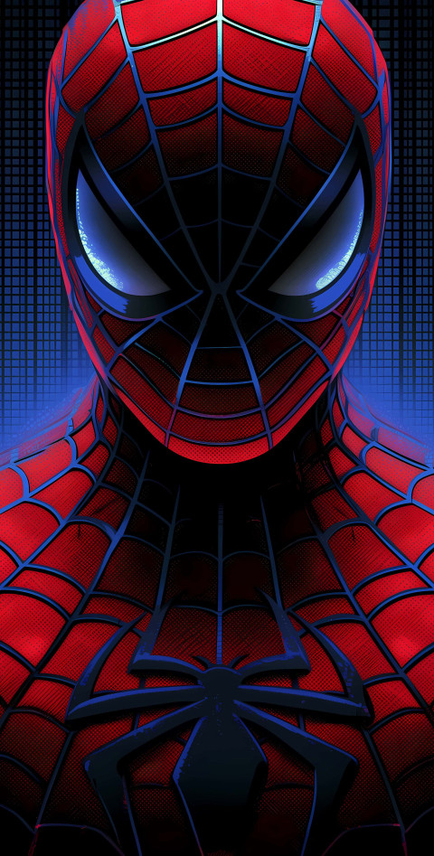 Spiderman Close Heroic Pose HD Wallpaper