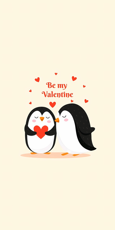 Love Birds Valentine Day Phone Background