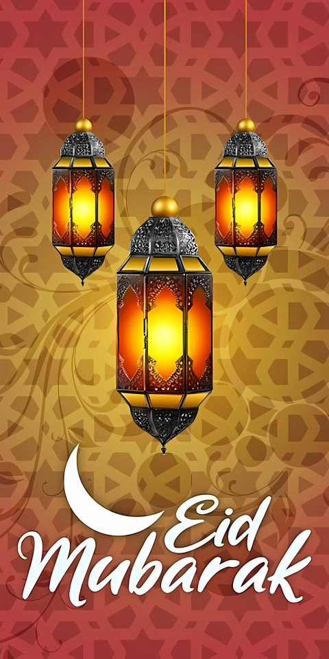 Eid Mubarak Best Wishes Mobile Image