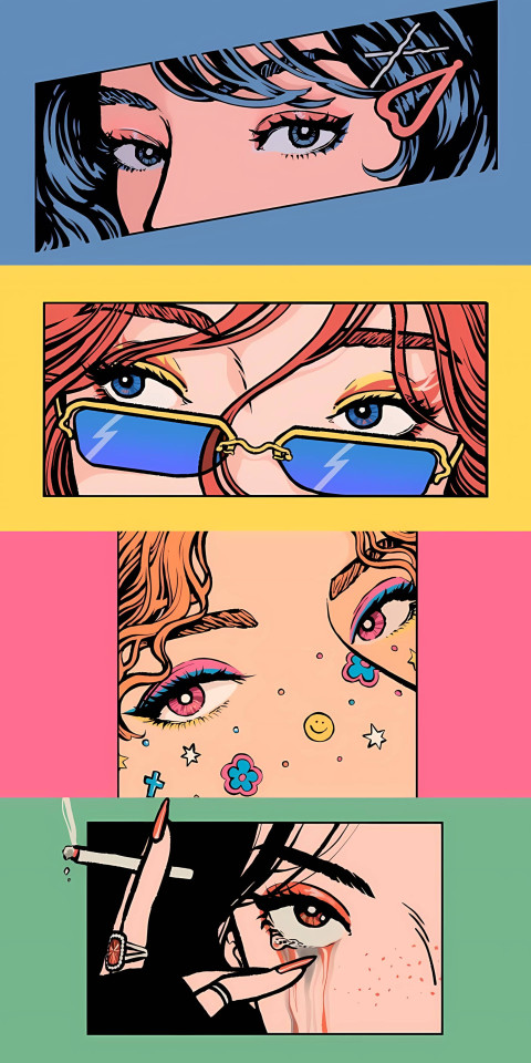 Indie Art Picture Wallpaper For Mobile