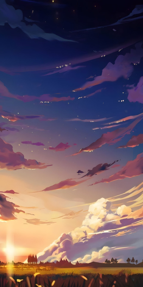 Cute Aesthetic Scene Wallpaper 4K