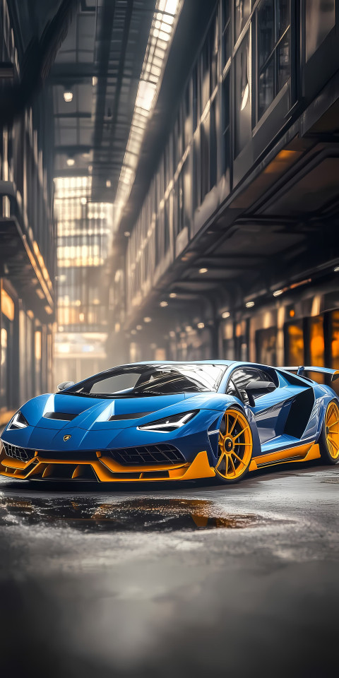 Mobile Background of Lambo Model