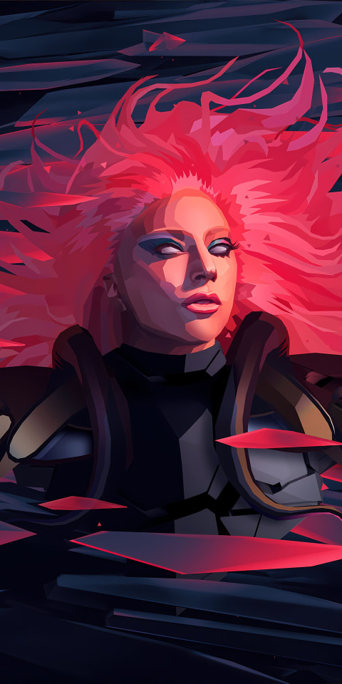 Trendy Lady Gaga Mobile Photo