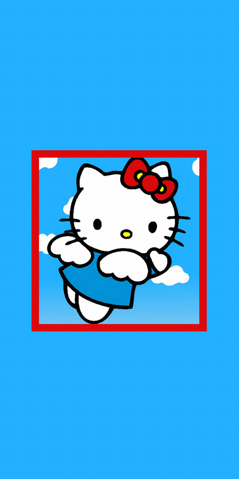My Melody Blue Sky Phone Wallpaper