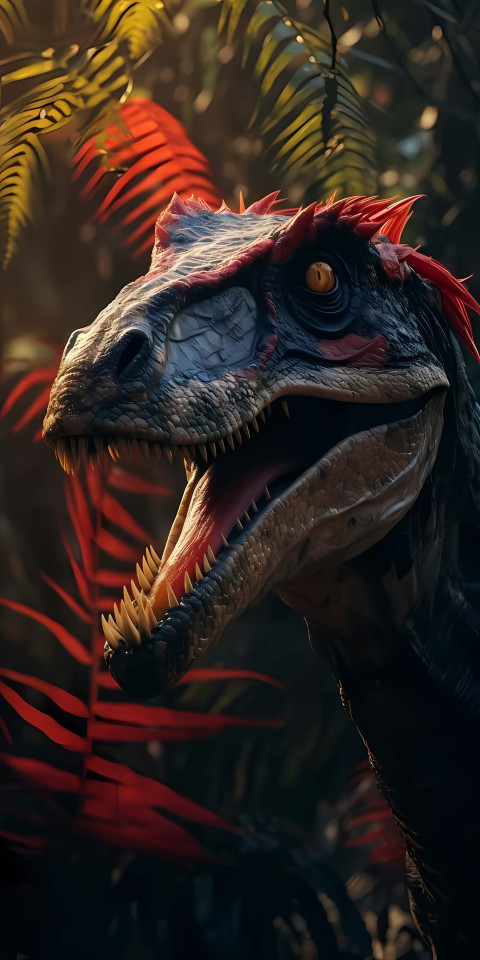 T Rex Attack Scene Wallpaper in HD