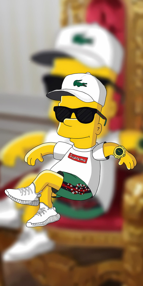 Cool Bart Simpson 4K Image For Phone