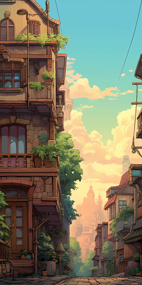 Ghibli Art Wallpaper to Set as Phone Background