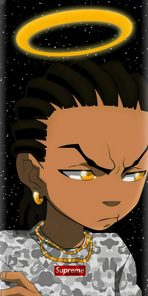 Supreme cartoon wallpaper 4k android