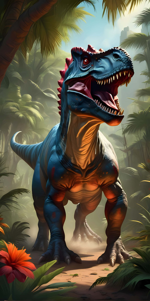 T Rex Close Up Dinosaur Image