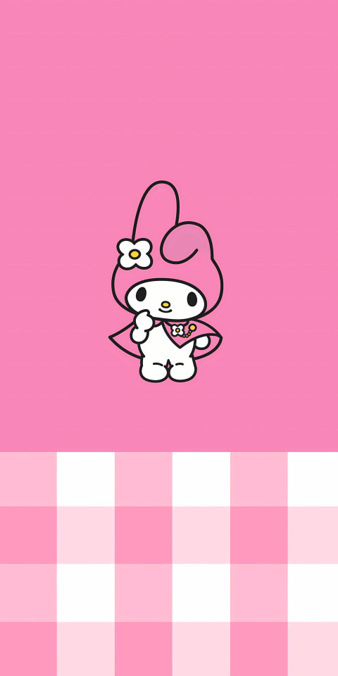 My Melody Pink Mobile Wallpaper