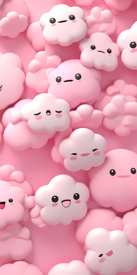 Sweet and Cute Pink Phone Wallpaper for Your Screen