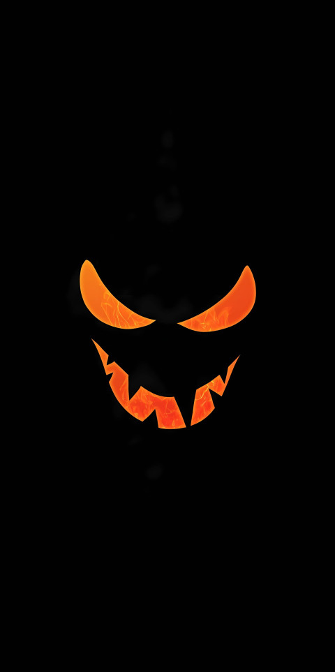 Orange and Black Halloween Wallpaper 4K