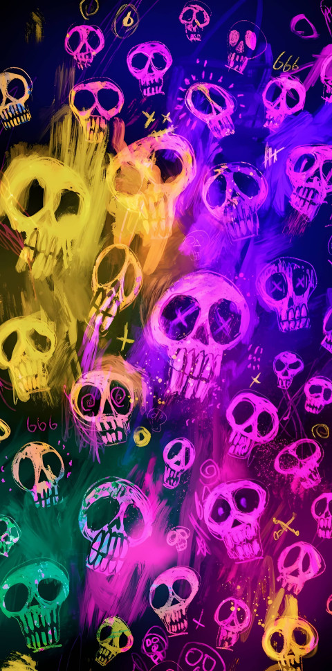 Spooky Season Aesthetic Phone Background