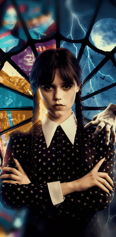 Unique Wednesday Addams Portrait HD