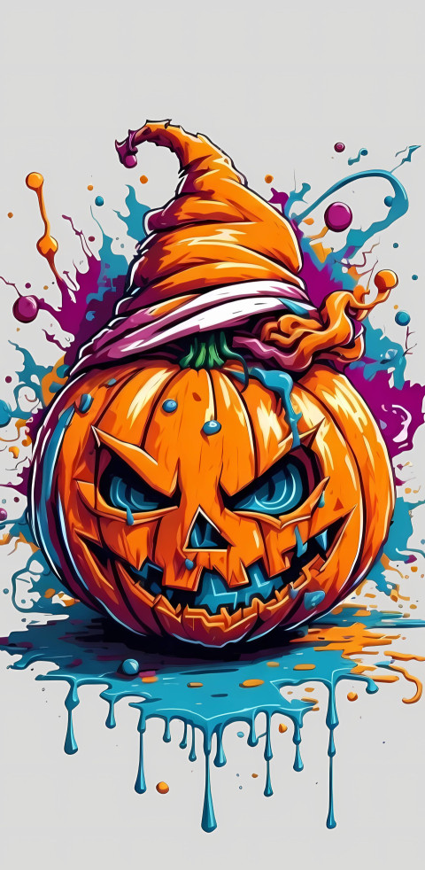 Gothic Staircase Halloween Phone Image