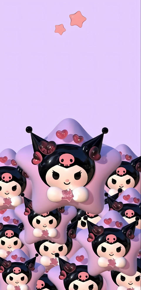 Kuromi Pop Art Mobile Wallpaper
