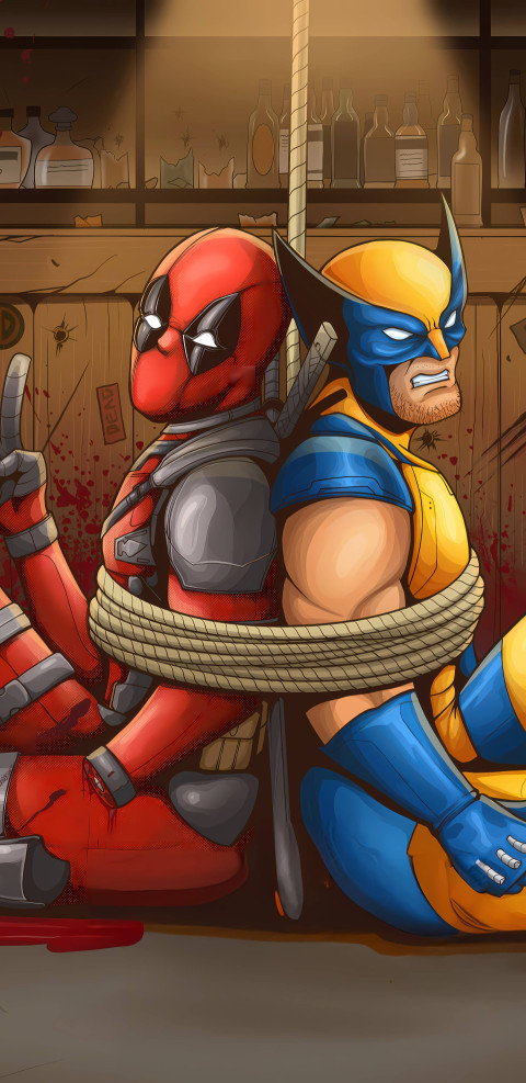 Beautiful Deadpool & Wolverine Mobile Picture
