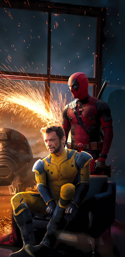 Wolverine and Deadpool Mobile Wallpaper HD Download