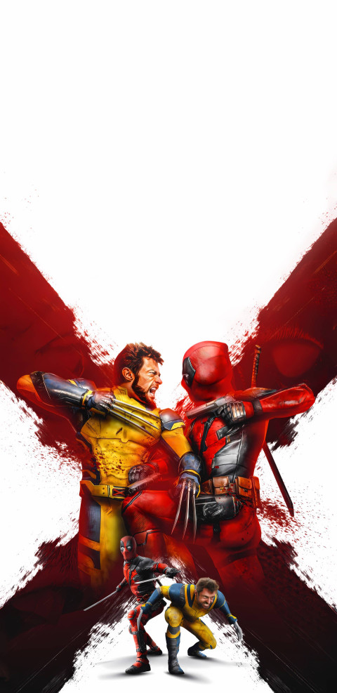 4K Wallpaper of Deadpool & Wolverine for Mobile